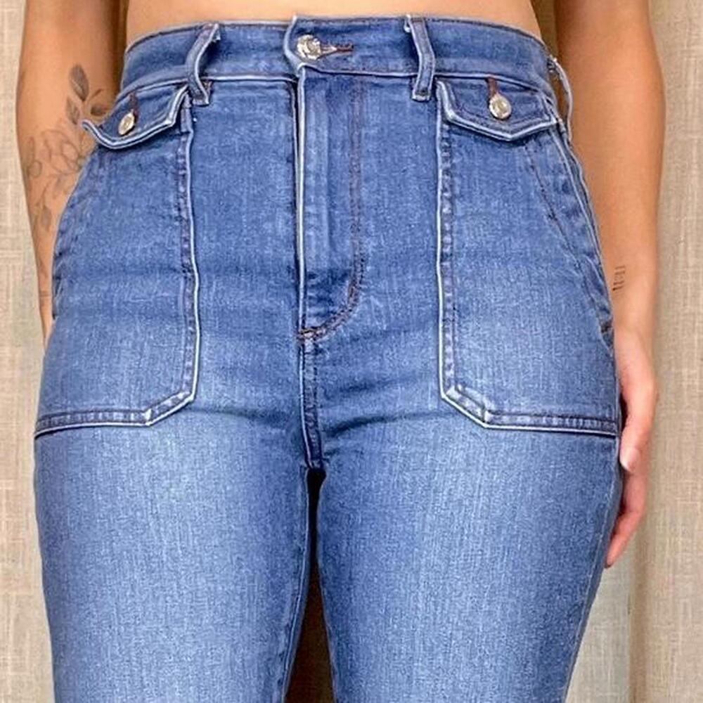 LOFT High-Rise Flare Jeans